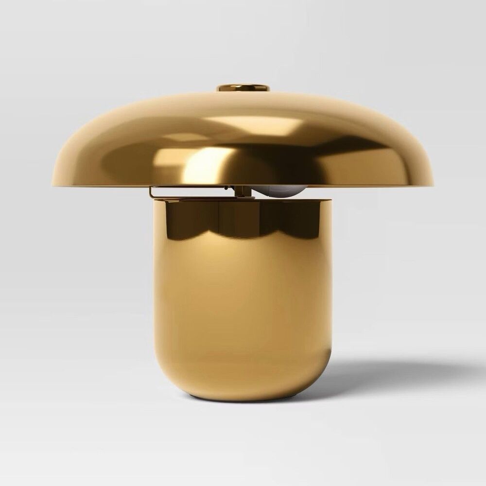 Threshold Touch Sensor Table Lamp Brass Metal Modern Accent Lighting READ